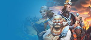 Collage mit Castle Builder 2 Slot Charakteren