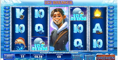 Das Ice Breaker Wild Feature im Ice Run Spielautomat