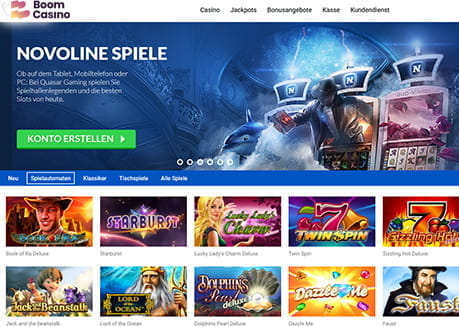 Bei Quasar finden sich neben den Novoline Slots auch viele Tisch- und Kartenspiele